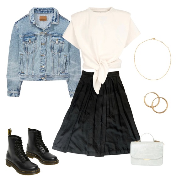 High Waist Pleated Skirt - Picture 6 of 6